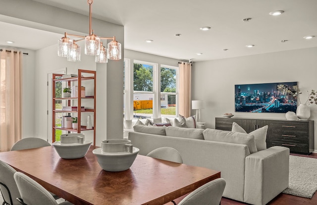 1569 Addison Cir, Walled Lake, MI 48390 - dining area with recessed lighting