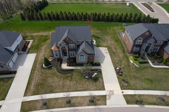 drone / aerial view