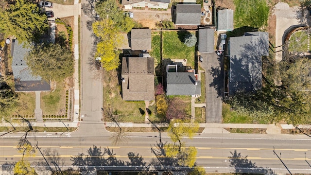 drone / aerial view featuring a residential view