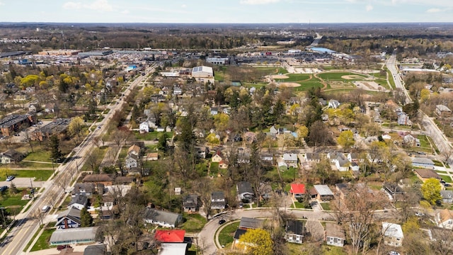 birds eye view of property featuring a residential view