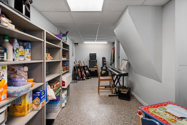 view of storage room