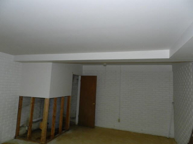 7407 Beecher Rd, Flint, MI 48532 - spare room featuring a fireplace