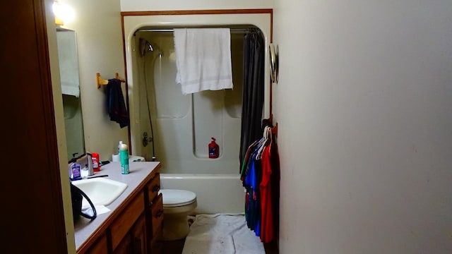 7407 Beecher Rd, Flint, MI 48532 - bathroom with vanity and washtub / shower combination