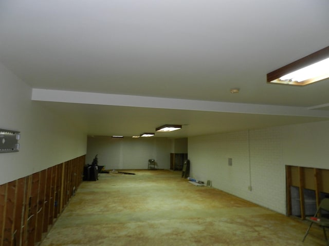 7407 Beecher Rd, Flint, MI 48532 - below grade area with carpet