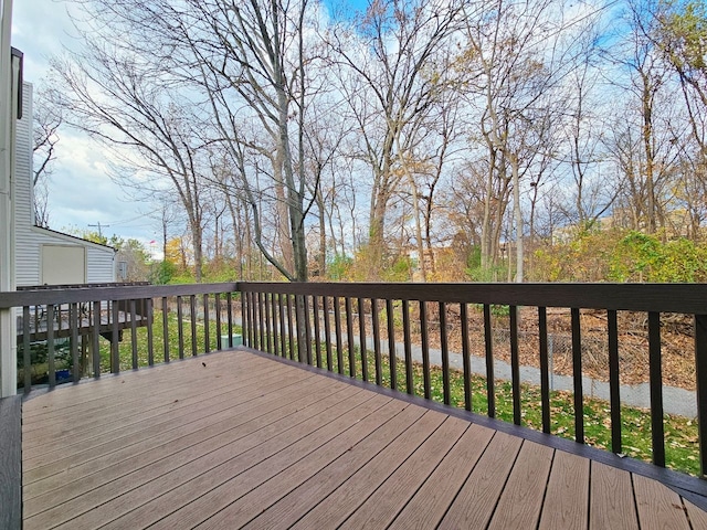 view of deck