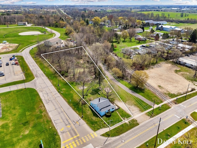 114 E St, Coopersville, MI 49404 - birds eye view of property