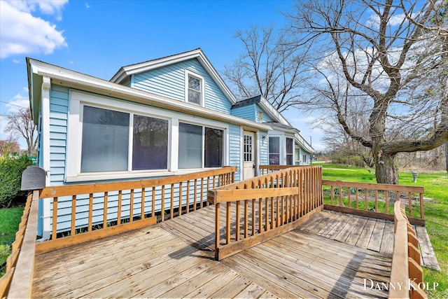 114 E St, Coopersville, MI 49404 - view of deck