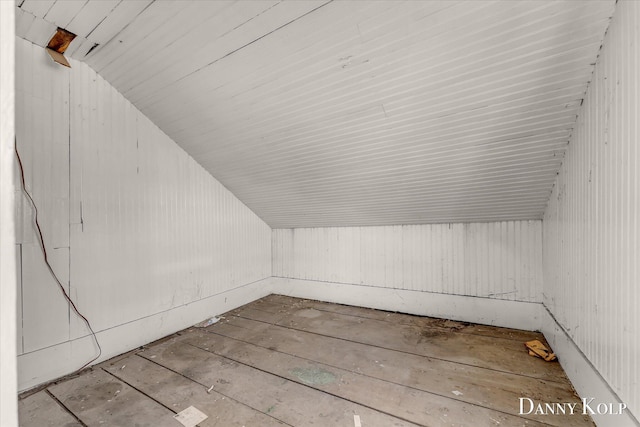 114 E St, Coopersville, MI 49404 - additional living space featuring vaulted ceiling
