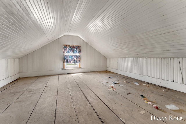 114 E St, Coopersville, MI 49404 - additional living space featuring vaulted ceiling