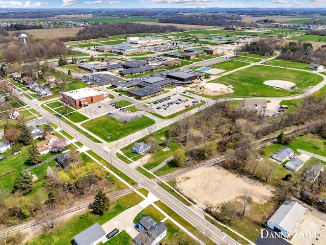 114 E St, Coopersville, MI 49404 - birds eye view of property