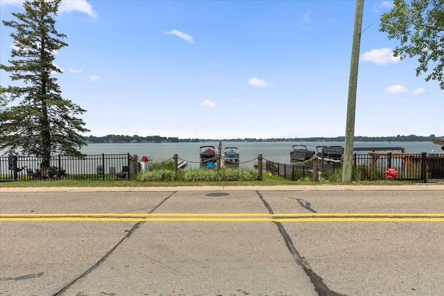 114 Bernstadt St, Novi, MI 48377 - view of water feature with fence