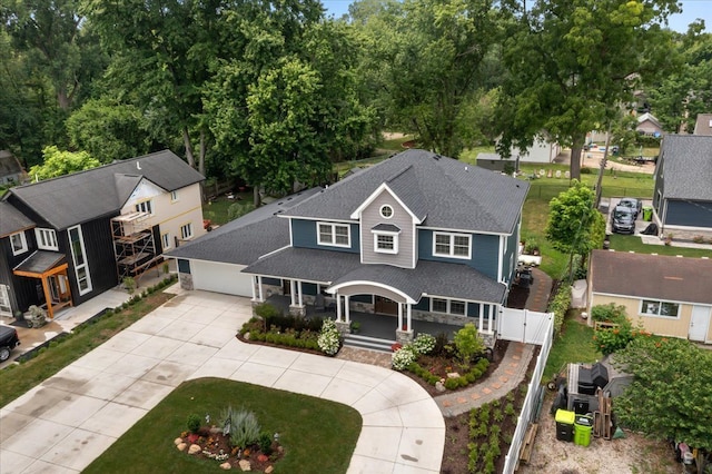 114 Bernstadt St, Novi, MI 48377 - bird's eye view