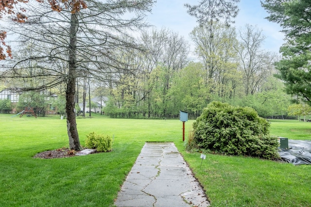 surrounding community with a lawn