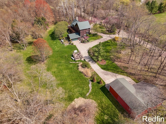 drone / aerial view