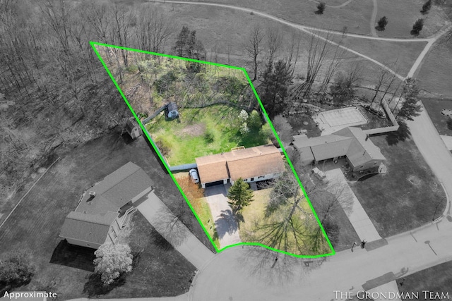 drone / aerial view