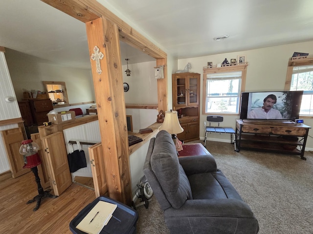 4280 Birch St, Lake, MI 48632 - living room featuring baseboards