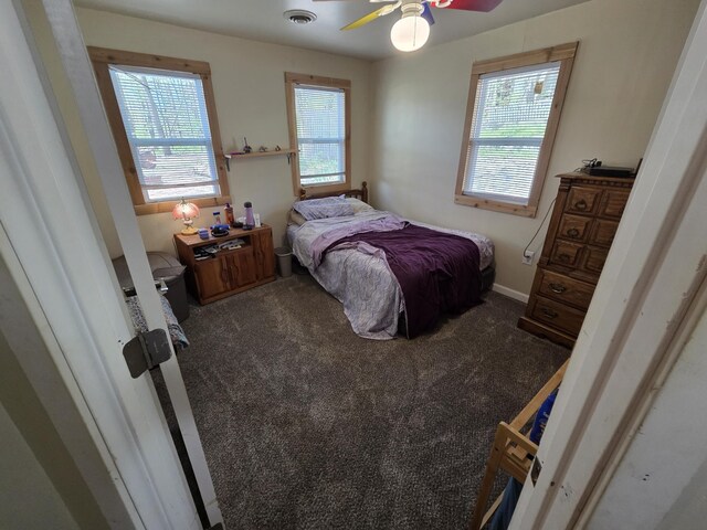 4280 Birch St, Lake, MI 48632 - bedroom with carpet floors and ceiling fan