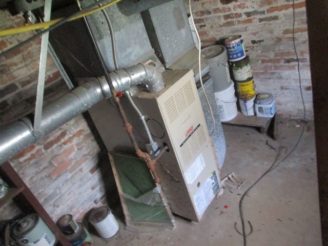 view of utility room