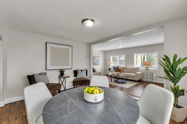 2040 Freeman St, Westland, MI 48186 - dining area featuring baseboards and wood finished floors