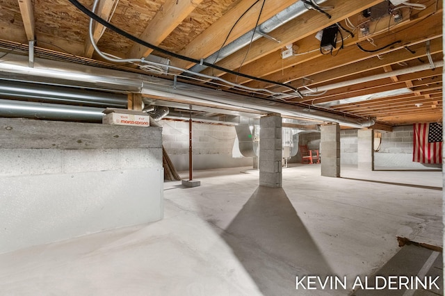 201 N Woodworth St, Corunna, MI 48817 - view of unfinished below grade area