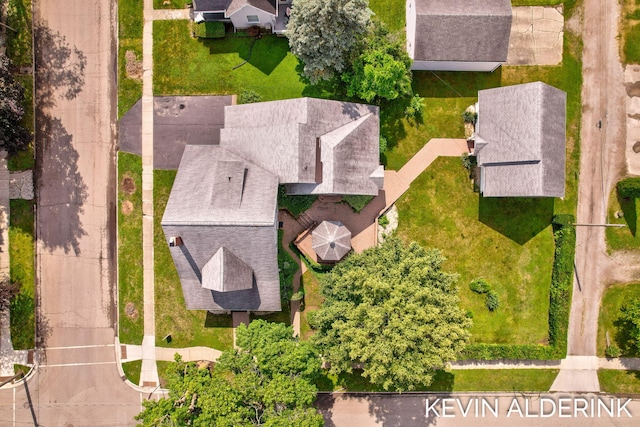 201 N Woodworth St, Corunna, MI 48817 - drone / aerial view