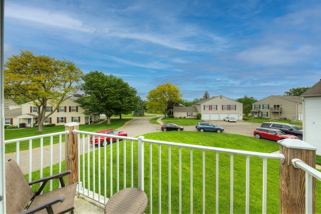 3067 Oakridge, Lake Orion, MI 48360 - balcony featuring a residential view
