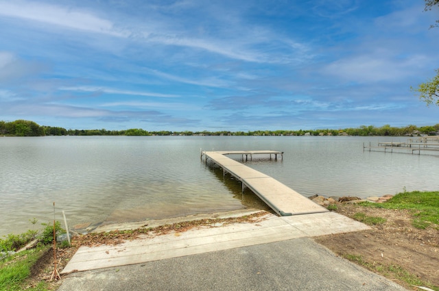 3067 Oakridge, Lake Orion, MI 48360 - dock featuring a boat ramp and a water view