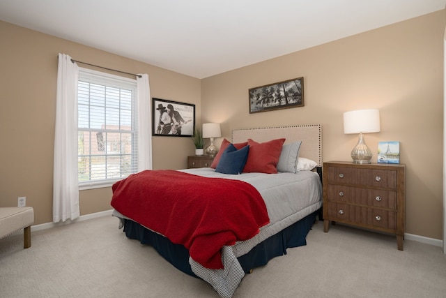 1699 Devonwood Dr, Rochester Hills, MI 48306 - bedroom with baseboards and light carpet