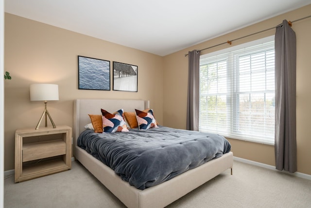 1699 Devonwood Dr, Rochester Hills, MI 48306 - bedroom featuring baseboards and light colored carpet