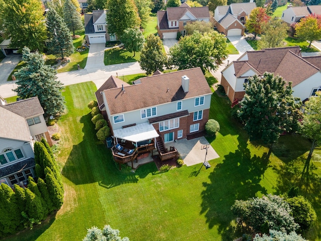 1699 Devonwood Dr, Rochester Hills, MI 48306 - aerial view featuring a residential view