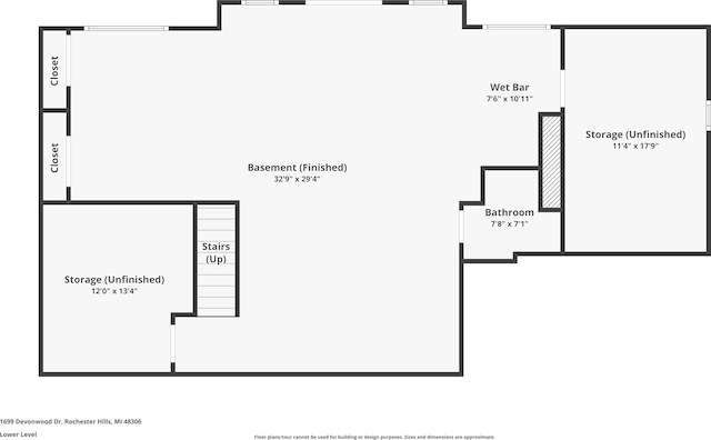 1699 Devonwood Dr, Rochester Hills, MI 48306 - view of layout