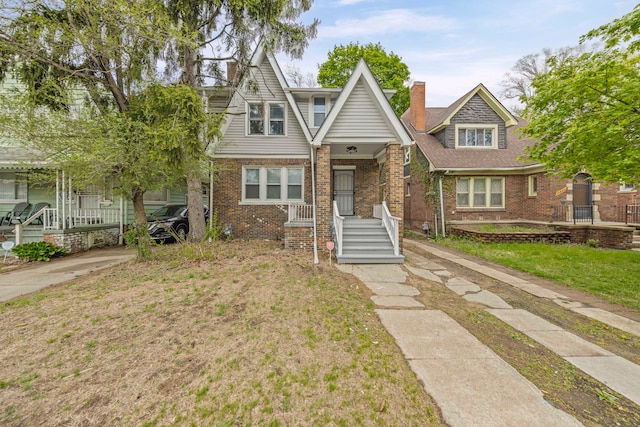 15866 Woodingham Dr, Detroit, MI 48238 - tudor house featuring brick siding
