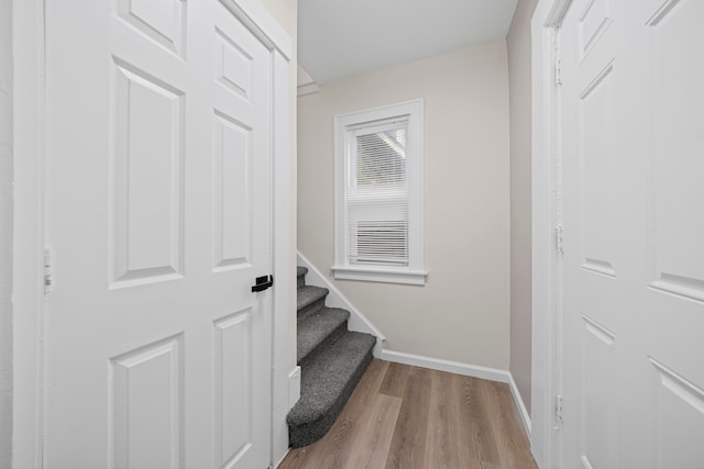 15866 Woodingham Dr, Detroit, MI 48238 - interior space with baseboards, wood finished floors, and stairway