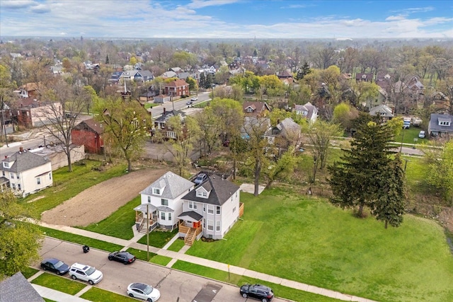 birds eye view of property featuring a residential view