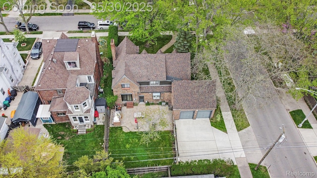 1301 Bishop Rd, Grosse Pointe Park, MI 48230 - aerial view of residential area