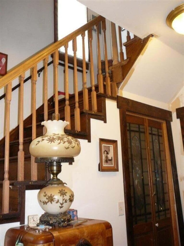 view of stairway
