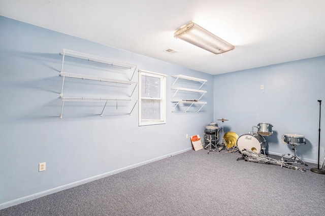 6093 Porter Rd, Grand Blanc, MI 48439 - rec room featuring carpet floors and baseboards