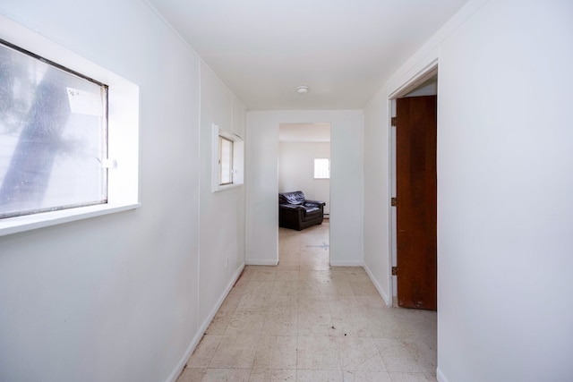137 W Sheffield Ave, Pontiac, MI 48340 - hall with light floors and baseboards