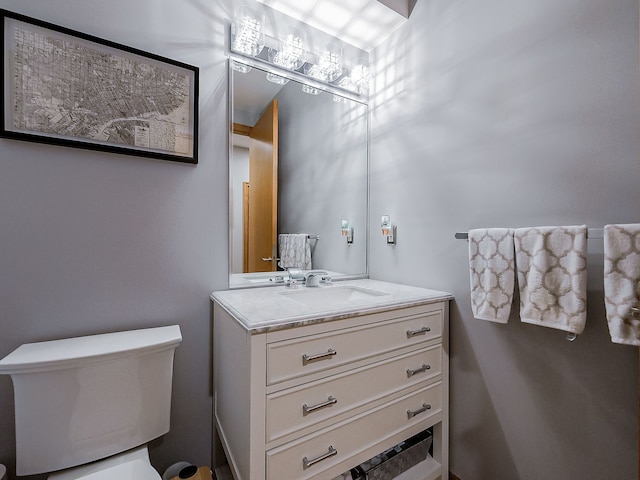 17477 Iris Cir, Clinton Township, MI 48036 - bathroom featuring toilet and vanity