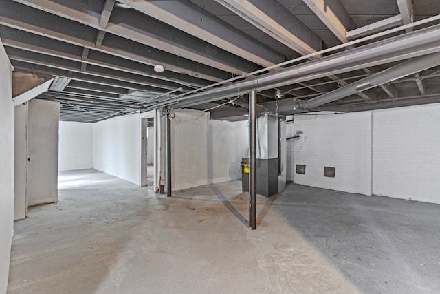 16509 Northlawn St, Detroit, MI 48221 - unfinished basement with heating unit