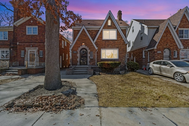 16509 Northlawn St, Detroit, MI 48221 - view of front of property with brick siding and a chimney
