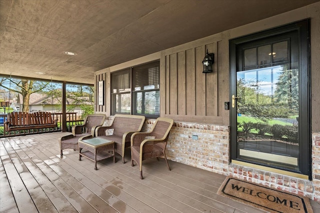 exterior space with a wealth of natural light