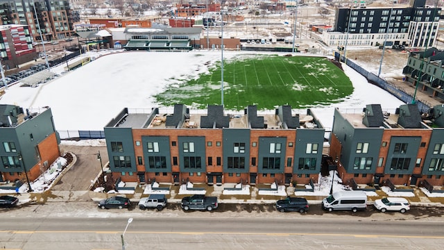 drone / aerial view