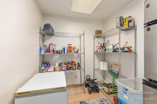 view of pantry