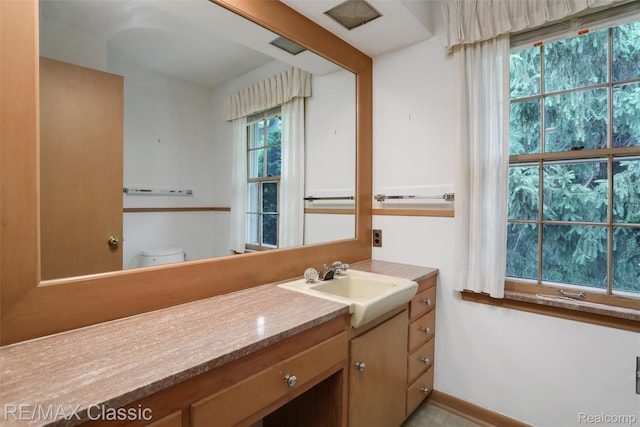 830 Jonathan Ln, Bloomfield Hills, MI 48302 - bathroom with vanity and toilet