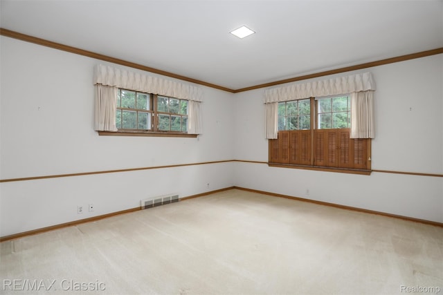 830 Jonathan Ln, Bloomfield Hills, MI 48302 - carpeted empty room with crown molding
