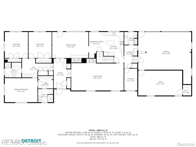 830 Jonathan Ln, Bloomfield Hills, MI 48302 - view of floor plan / room layout