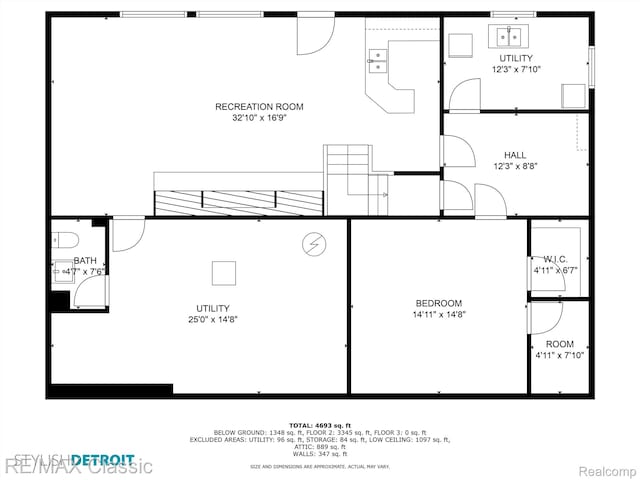 830 Jonathan Ln, Bloomfield Hills, MI 48302 - view of property floor plan