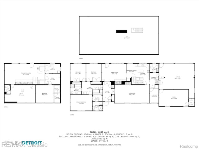 830 Jonathan Ln, Bloomfield Hills, MI 48302 - view of property floor plan