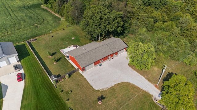 drone / aerial view